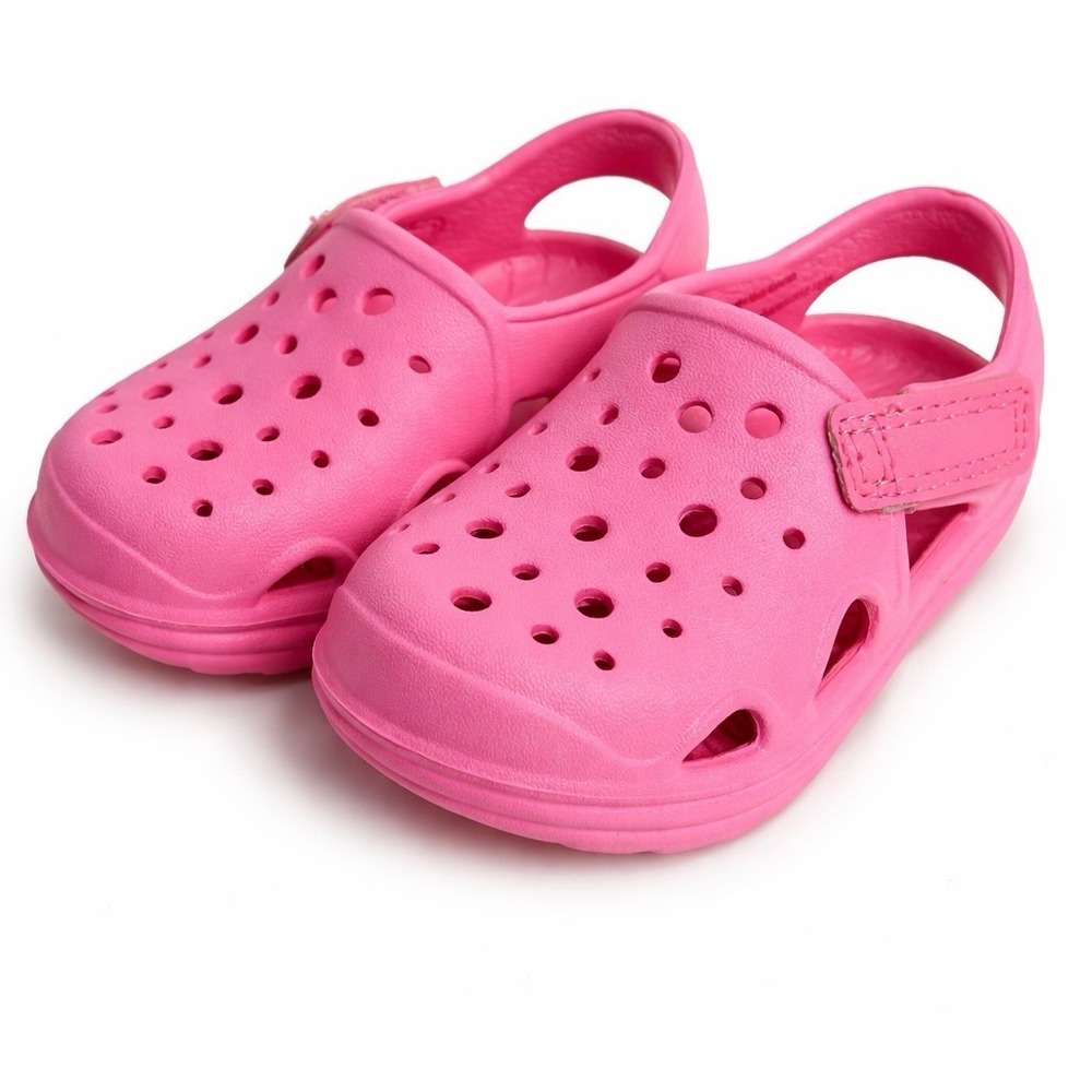 Cat & Jack Pink Clogs Toddler Size 7 Slip On Sandals Crocs Style